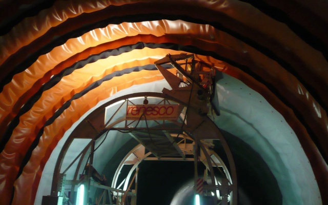 Ochrana izolací pomocí geotextílie v tunelu Turecký vrch