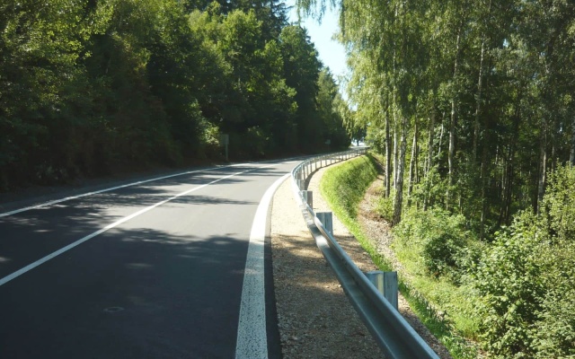 Sanace nestabilního svahu na silnici I/19 v Přibyslavi