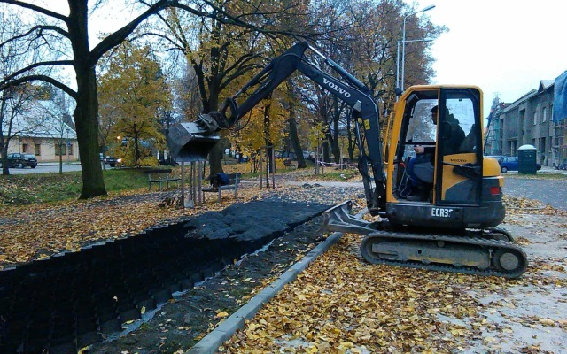 Stabilizace štěrkové stezky v centru Šternberka