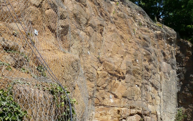 Protierozní ochrana skalního masívu v Teplicích