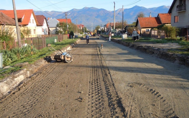 Odvedení vody pod místní komunikací v Turčianskej Štiavničke
