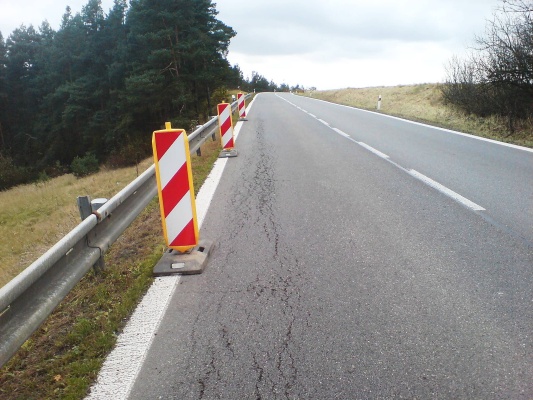 Sanace sesuvu svahu na silnici I/23 ve Vladislavi