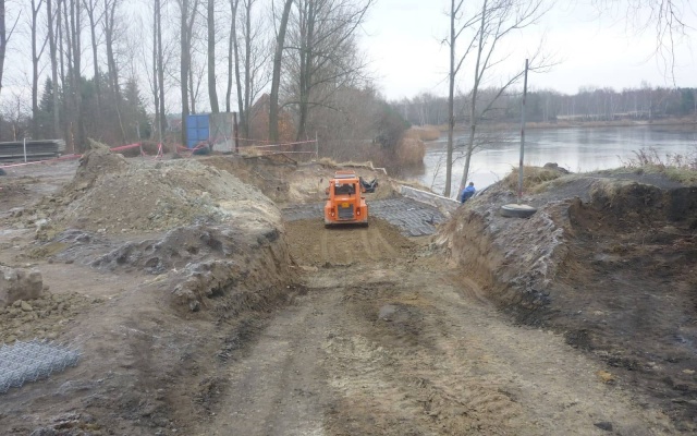 Sanace erodovaných svahů těžební jámy Hliník v Ratíškovicích