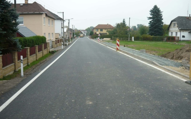 Rekonstrukce a zpevnění krajnice v Nové Vsi u Světlé nad Sázavou