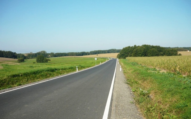 Rozšíření a zpevnění krajnice v k.ú. Olešník