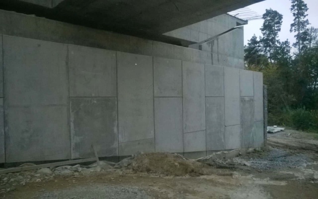 Mostní opěry na D1 u Spišského Hrhova