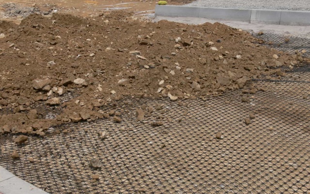 Stabilizace podkladních vrstev místní komunikace v Přibyslavi