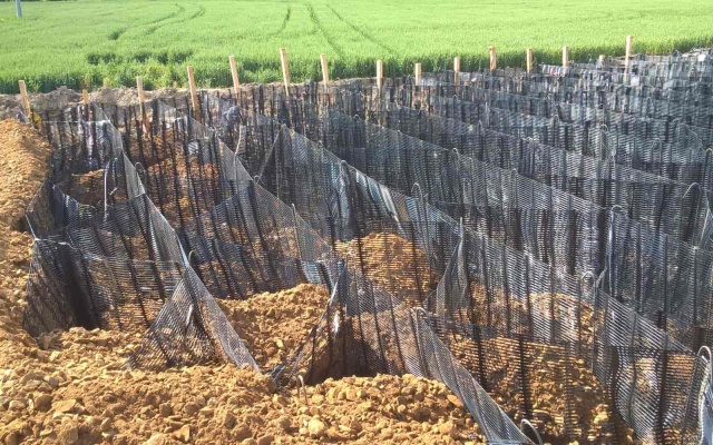 Založení násypového tělesa – Nové Veselí – obchvat