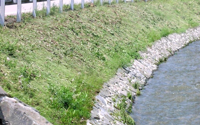 Rekonstrukce koryta potoka ve Sloupu