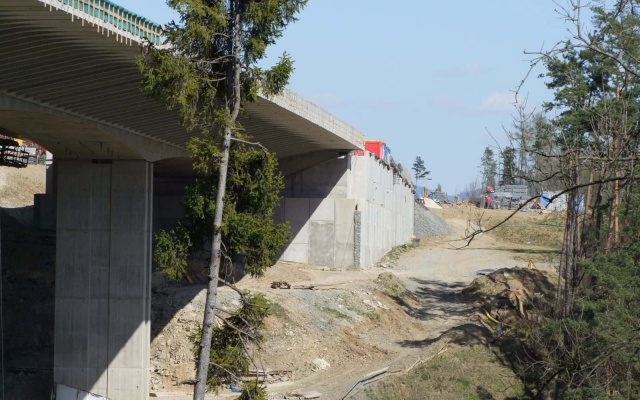 Mostní opěry na D1 u Spišského Hrhova