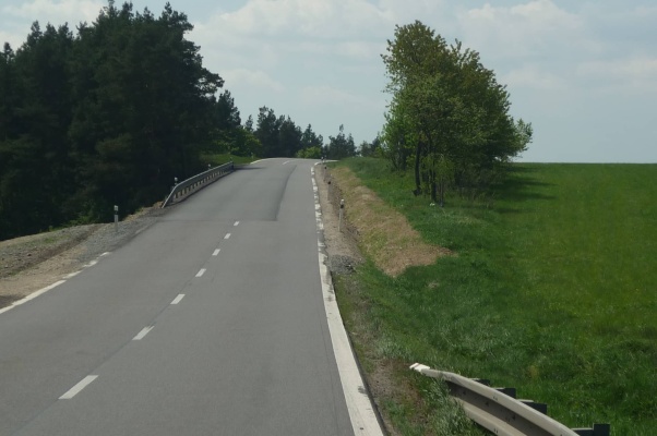 Sanace sesuvu svahu na silnici I/23 ve Vladislavi