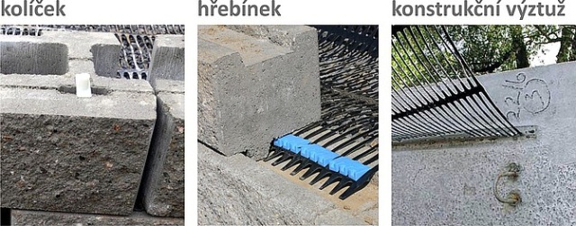 Mechanizmy spojování obkladových prvků a geosyntetik a jejich spolehlivost v opěrných konstrukcích