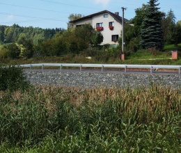 Oprava sesuvu v obci Chuchelna u Semil pomocí stavebnicového opěrného systému