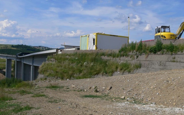 Vyztužené svahy pod dálnicí D3 v úseku Svrčinovec - Skalité