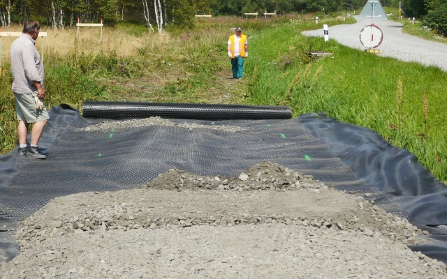 Založení cyklostezky na rašeliništi v Prášilech na Šumavě