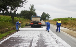 Rekonstrukce krytu vozovky v Ronově nad Sázavou