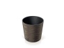 Plastový květináč Furu Round Low ECO Wood