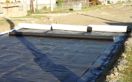 Odvedení vody pod místní komunikací v Turčianskej Štiavničke