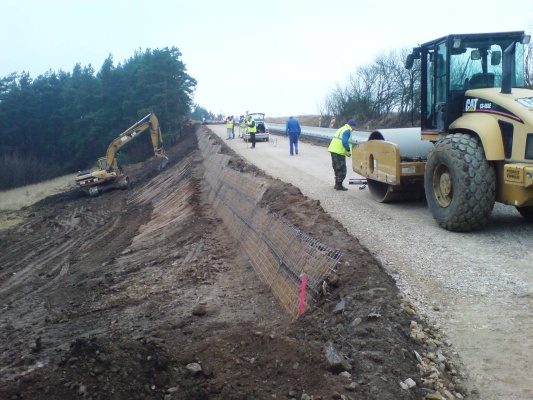 Sanace sesuvu svahu na silnici I/23 ve Vladislavi