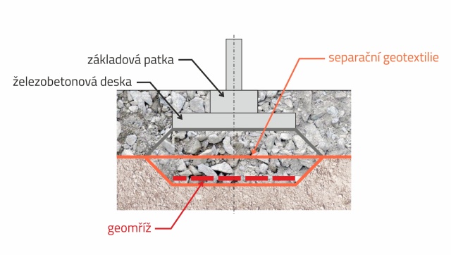 Alternativní založení haly prodejny elektrospotřebičů v Ústí nad Labem
