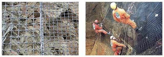 Protierozní ochrana zemních těles a skalních stěn