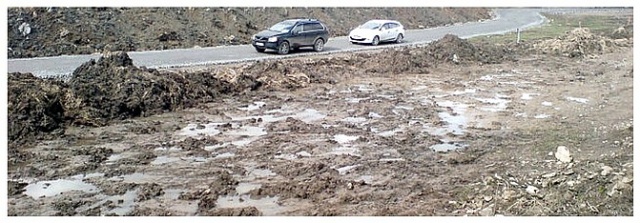 Založení silničního násypu na zvodnělém měkkém podloží s rybničními sedimenty