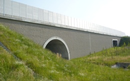 Opěrné zdi mostních objektů v Horním Žukově