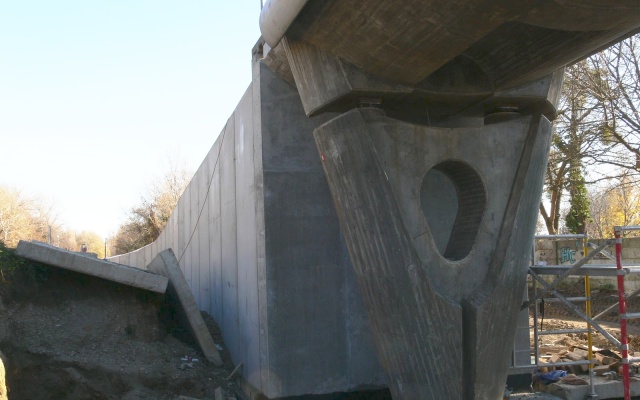 Bratislava, nosný systém MHD, rampa pro cyklisty