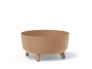 Plastový květináč Gracia Low ECO Wood