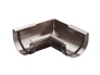 Plastový roh žlabu (vnitřní) Gutta Aqua 125 mm hnědá