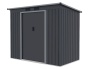 Plechový zahradní domek Halle 74 antracit