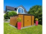 Plechový zahradní domek Spacemaker Woodlake 1012 na zahradě