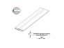 Polykarbonátový H-profil pro desky 4 mm