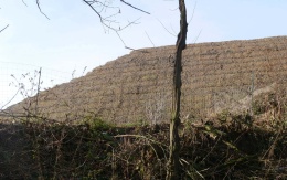 Rozšíření násypu pozemní komunikace na předměstí Vyškova