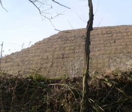 Rozšíření násypu pozemní komunikace na předměstí Vyškova