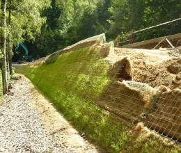 Sanace nestabilního svahu na silnici I/19 v Přibyslavi