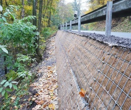 Sanace sesuvu svahu na silnici II/169 v Sušici