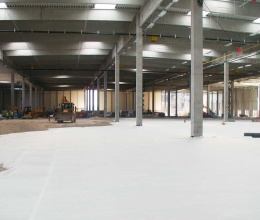 Separace pod podlahou výrobní haly v Rájecké Lesné