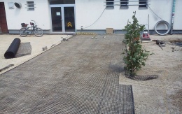 Stabilizace podloží před stanicí Záriečie v Žilině