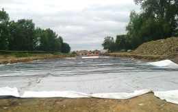 Výstavba tramvajové tratě v Olomouci