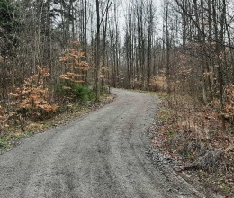 Zvýšení únosnosti lesní cesty u Rudice v Moravském krasu